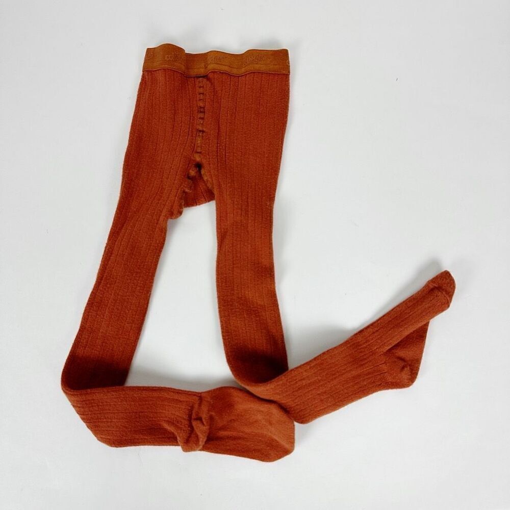 Collegien Girls Footed Tights Size 3 Nutmeg